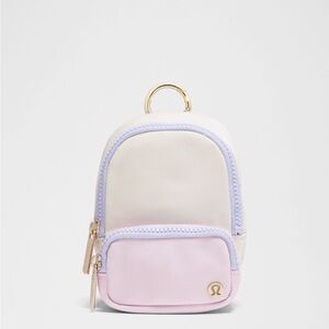 Lululemon Everywhere Backpack Nano in light ivory, blissful pink, serene blue